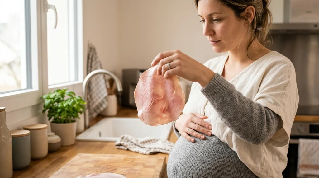 découvrez les risques potentiels de la consommation de jambon blanc pendant la grossesse et les précautions à prendre pour protéger la santé de la future maman et du bébé.
