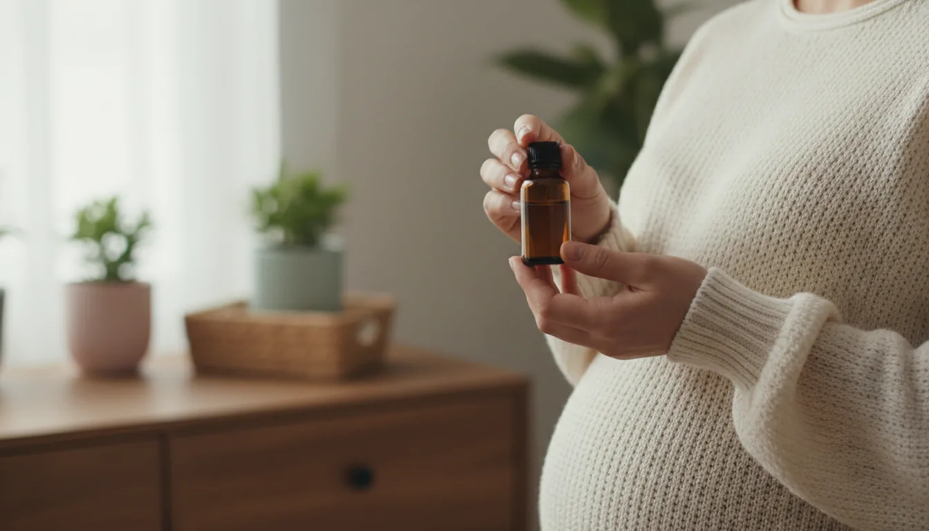 découvrez les risques et précautions à connaître lors de l'utilisation d'huile essentielle pendant la grossesse pour assurer la sécurité de la maman et du bébé.